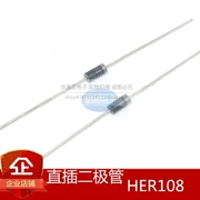 Thương hiệu mới chính hãng HER108 DO-41 1A1000V diode cực nhanh MIC cắm trực tiếp chỉnh lưu