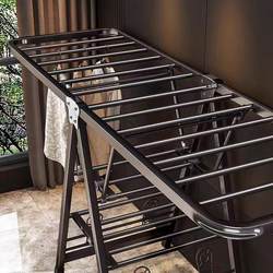 Folding Clothes Drying Rack for Balcony, Household Floor-Standing Clothes Rack, Indoor and Outdoor Baby Clothes Drying Rack, Clothes Hanging Rod, Quilt Drying Tool