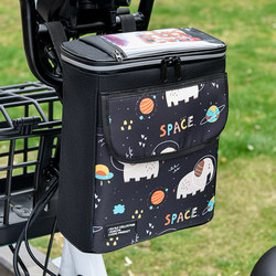 Electric Vehicle Hanging Bag, Battery Bike Storage Pouch, Magic Hanging Bag, Front Storage Hanging Bag, Mobile Phone Storage Bag