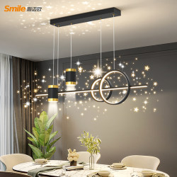 Restaurant Lamp Chandelier Living Room Lamp 2026 New Style Simple Modern Light Luxury High-End Bar Art Dining Table Lamp