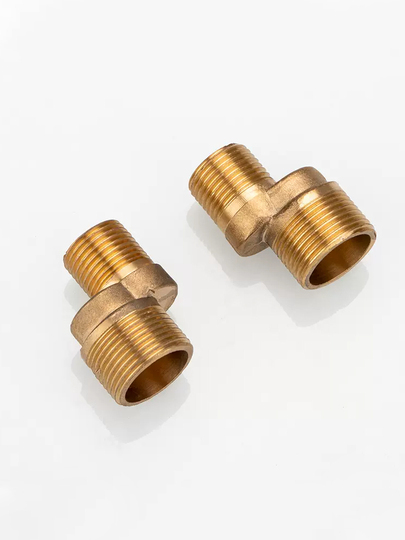 Lot De 5 Rallonges De Robinet En Laiton 1/2'' - Longueurs 10, 15, 20, 25, 30 Mm - Pour Eau Potable Et Chauffage - Filetage Intérieur/extérieur - 12