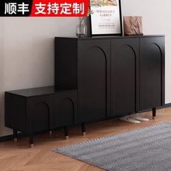 Ouyayijia Solid Wood Shoe Cabinet for Home Entrance, Integrated Wall-Mounted Storage Cabinet, 2025 New Model, Multi-Layer Shoe Cabinet for Entryway