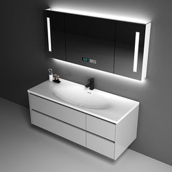 Intercontinental Egg-Shaped Washbasin Bathroom Cabinet Set, Italian Minimalist Style Bathroom Vanity Sink, Washbasin, Bathroom Basin