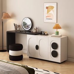 Gumufel Master Bedroom Solid Wood Dressing Table Bedroom Home Integrated Storage Cabinet Simple Modern Light Luxury Bedside Chest of Drawers