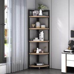 Aismai Living Room Corner Cabinet, Bedroom Corner Cabinet, Triangular Storage Rack, Corner Arc Rack, Triangular Cabinet, Corner Storage