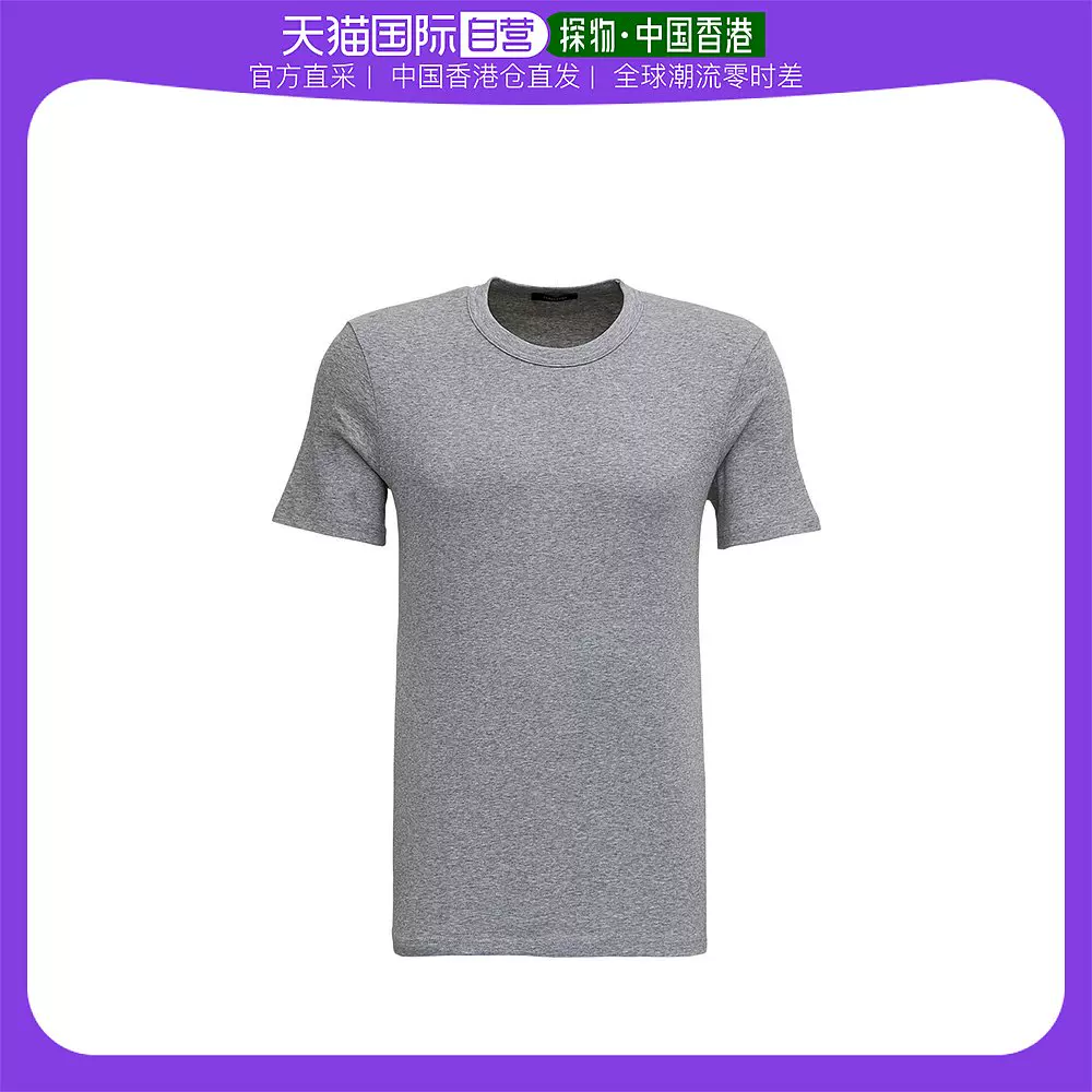 香港直邮潮奢Tom Ford 男士灰色圆领T恤- Taobao