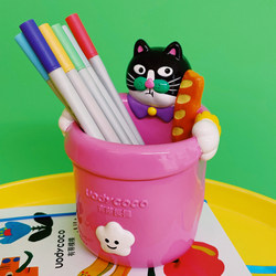 Uodycoco Original Little Fortune Pen Holder Office Desk Decoration Workstation Mood Stabilizer Birthday Gift