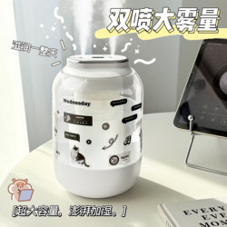 Large Spray Volume Air Humidifier, Small Household Silent Humidifier for Bedroom, Living Room, Air-Conditioned Room, Suitable for Pregnant Women and Infants