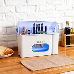 Smart Disinfection Knife Holder Uv Sterilization Knife Cutting Board Chopsticks Disinfection Drying Storage Rack 2025 New Model