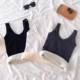 
2025 autumn and winter new style plus velvet and thickened warm V-neck vest for women to wear outside and inside, versatile slimming vest for women