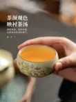 Ru Lò Kung Fu Trà Khay Trà Bộ Nhỏ Văn Phòng Nhà Khách Sạn Tay Đơn Lấy Nắp Nồi Bát Trà đơn bộ ấm chén đất nung bình giữ nhiệt ấm trà Ấm trà - Bộ ấm trà