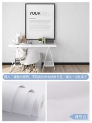 College Student Dormitory Desk Stickers, High-End Skin-Feel Wallpaper, Wall Stickers, Waterproof and Moisture-Proof, Thickened Solid Color Renovation Stickers