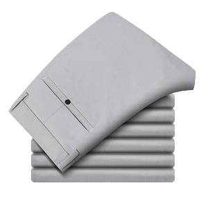 
Men's ice silk casual pants slim Korean style trendy summer nine-point pants for men's elastic men's clothing 9-point thin small feet