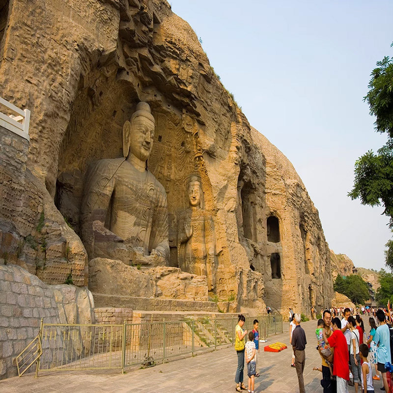 山西旅游5天4晚跟团游悬空寺云冈石窟五台山平遥乔家大院五日游
