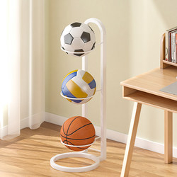 Basketball Storage Rack, Home Ball Rack, Storage Basket for Football, Foldable Sports Equipment Rack