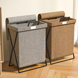 Dirty Clothes Basket, Dirty Clothes Storage Bin, Laundry Basket, Foldable Household Storage Bucket for Dormitory, Bathroom Clothes Storage Organizer