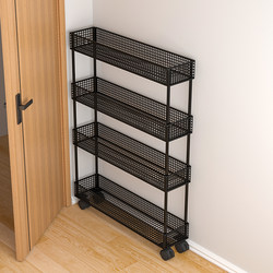 Narrow Storage Rack for Behind the Door, Bathroom Gap, Ultra-Narrow Storage Cabinet, Extremely Narrow Shelf, Storage Rack, Small Cart