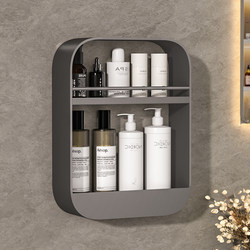 Bathroom Shelf, No-Drill Installation, Toilet Shelf, Washroom Shelf, Sink Storage, Wall-Mounted Multi-Layer