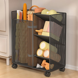 Movable Yoga Mat Storage Basket, Fitness Equipment Storage Basket, Badminton Racket Storage Rack, Basketball Storage Rack