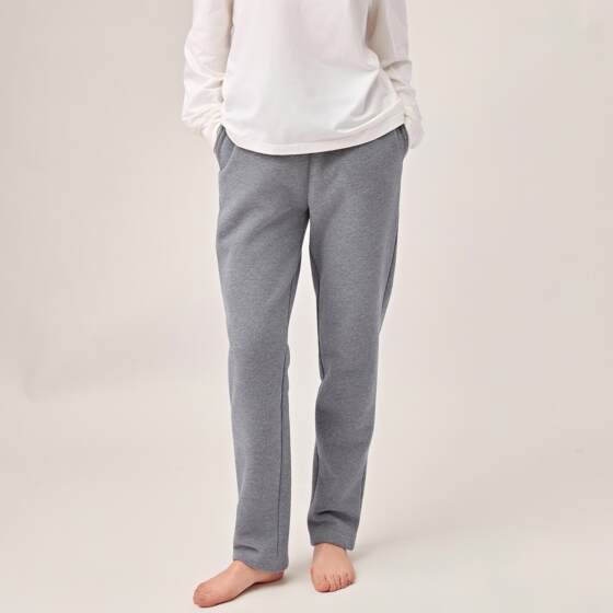 
onrays100% Xinjiang long velvet cotton plus velvet thickened inner warmth wardrobe women's narrow foot sports pants
