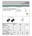 Hangchen AO3402 A03402 30V/4A Miếng vá ống hiệu ứng trường MOSFET kênh N SOT-23 MOSFET