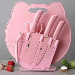 Cutting Board, Household Kitchen Knife and Cutting Board Two-In-One, Baby Food Knife Set, Kitchen Dormitory Use, Fruit Cutting Board