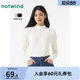 Hot air base shirt for women simple slim fit and slim half high neck long T-shirt 2024 winter new style for women casual commuting