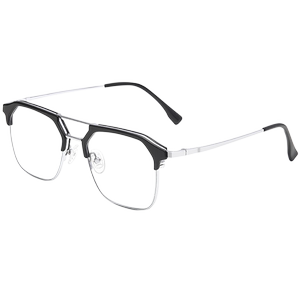 
Color-changing myopia glasses frame for men online can be matched with astigmatism lenses against blue light big face half frame eye frame