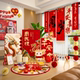 A full set of props and supplies for the first birthday of the dragon baby, atmosphere scene decoration, kt board background wall