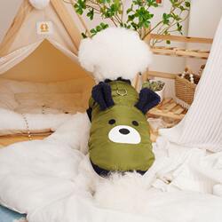 Cat and Dog Clothes, Pet Clothing, Autumn and Winter Cotton Clothing, Dachshund Vest, Quilted Clothes, Bear Vest, Small Size