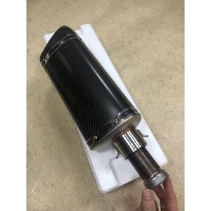 
Suitable for motorcycles modified small hexagonal exhaust pipe muffler three-way catalytic low return catalyst sound reduction silencer pressure