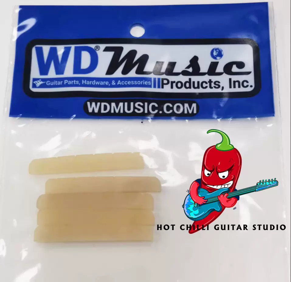 美产wd music custom fender吉他牛骨弦枕43mm 42mm平底弧底-Taobao