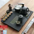 Vàng Đen Đá Khay Trà Bộ Hộ Gia Đình Nhỏ Bàn Trà Hoàn Toàn Tự Động Tất Cả Trong Một Văn Phòng Tiếp Nhận Kungfu bộ Trà Trà Biển bàn trà điện gỗ hương