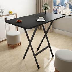 Dining Table for Home Use, Portable Simple Small Table, Outdoor Study Table, Rectangular Folding Table for Stall Setup