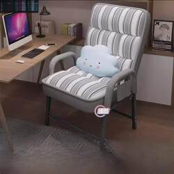 Computer Chair for Home Use, Comfortable Reclining Sofa Chair for Lazy People, Dormitory Student Folding Lounge Chair, Office Chair, Gaming Chair