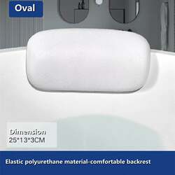 Bathtub Pillow Cushion Bath Headrest Bath Pillow Waterproof Cushion Non-Slip Cushion Bathroom Headrest Cushion Pillow Cushion Backrest