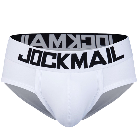 JOCKMAIL men's briefs low-waist U convex bag cotton breathable and comfortable sports scrotum support buttocks pants