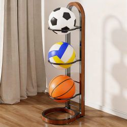 Basketball Rack Storage Rack for Home Indoor Sports Equipment Multi-Layer Storage Rack for Organizing and Placing Football and Volleyball Balls