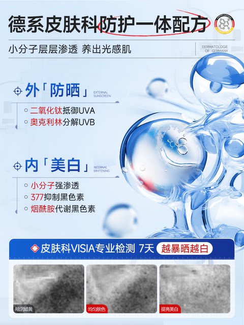 High-power sunscreen 50+ times UV protection non-pure physical ...