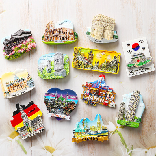 Calamita Frigorifero 3D Chiang Mai Thailandia - Souvenir Di Viaggio Dipinto A Mano, Decorazione Casa