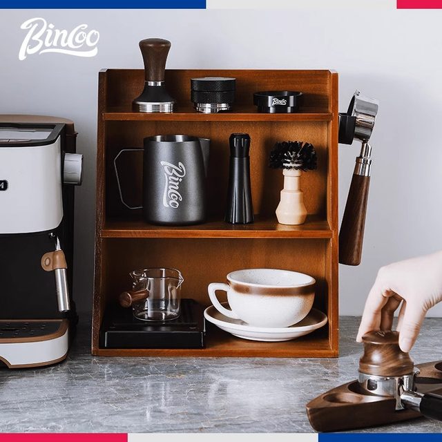Bincoo coffee storage rack Italian coffee utensils tamper powder ...