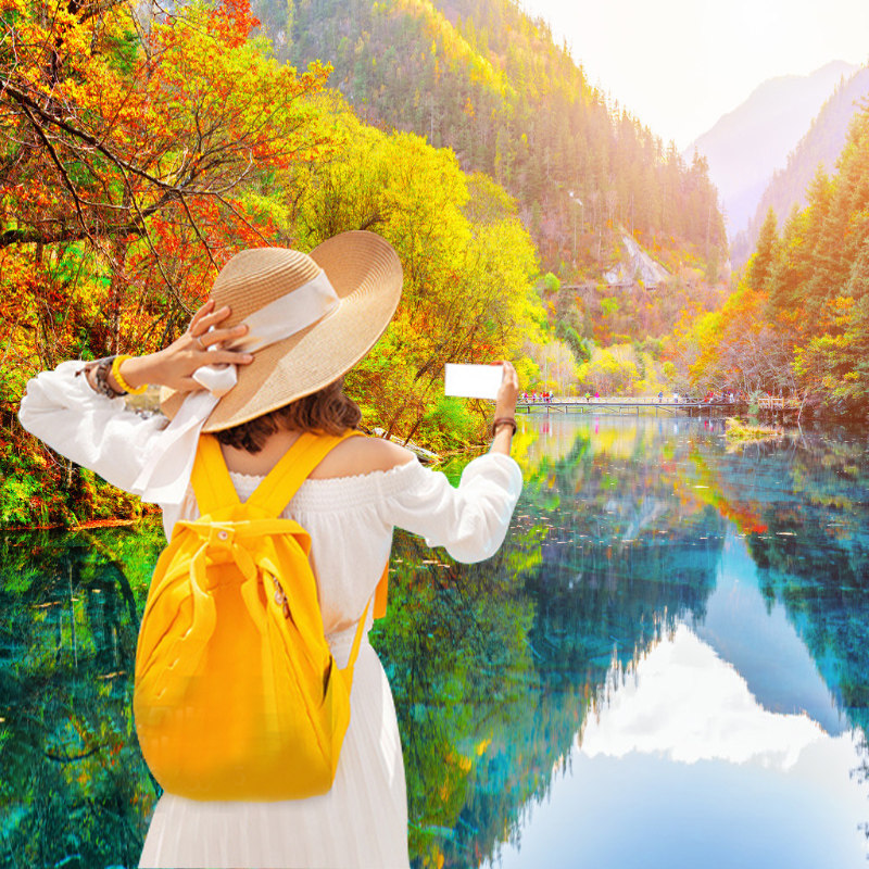 四川成都九寨沟旅游5日跟团纯玩游 九寨沟旅游 都江堰 熊猫乐园