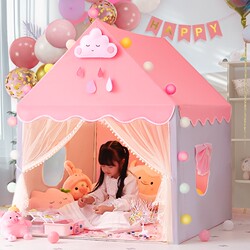 Indoor Tent for Children, Girls' Small Tent, Kids' Baby Princess Toy Castle, Girls' Secret Base Game