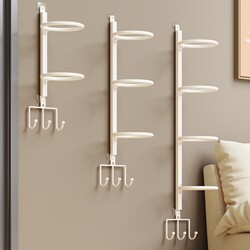 Basketball Storage Rack for Home Use, No-Drill Wall-Mounted Football, Volleyball, Badminton Display Rack, Ball Storage Organizer