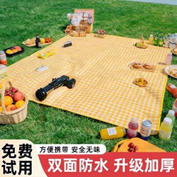 Outdoor Moisture-Proof Mat, Thickened Picnic Mat, Camping Outdoor Waterproof Lawn Tent, Portable Floor Mat, Outdoor Beach Canvas