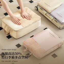 Travel Storage Bag, Compressed Luggage Suitcase, Clothing Storage Bag, Travel Clothing Sorting Bag, Portable Travel Bag