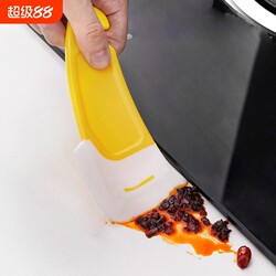 Japanese-Style Silicone Scraper for Cleaning Pot Bottoms, High-Temperature Resistant Scraper for Washing Pots and Dishes, Non-Stick Pan Household Scraper, Oil Stain Remover