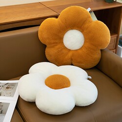 Sunflower Pillow, Waist Cushion, Sofa Cushion, Flower Chair Cushion, Cute Gift, Bedroom Girly Heart Cushion, Office Cushion