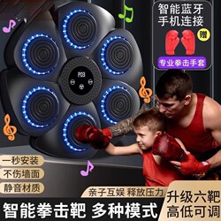 Smart Music Boxing Machine for Home Use, Wall Target for Adults and Children, Indoor Electronic Target for Reaction Training, Martial Arts Training Equipment