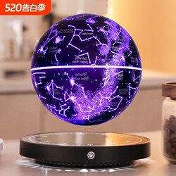 Black Technology Magnetic Levitation Globe 3D Stereo Office Desktop Decoration Creative Gift for Zodiac Friends